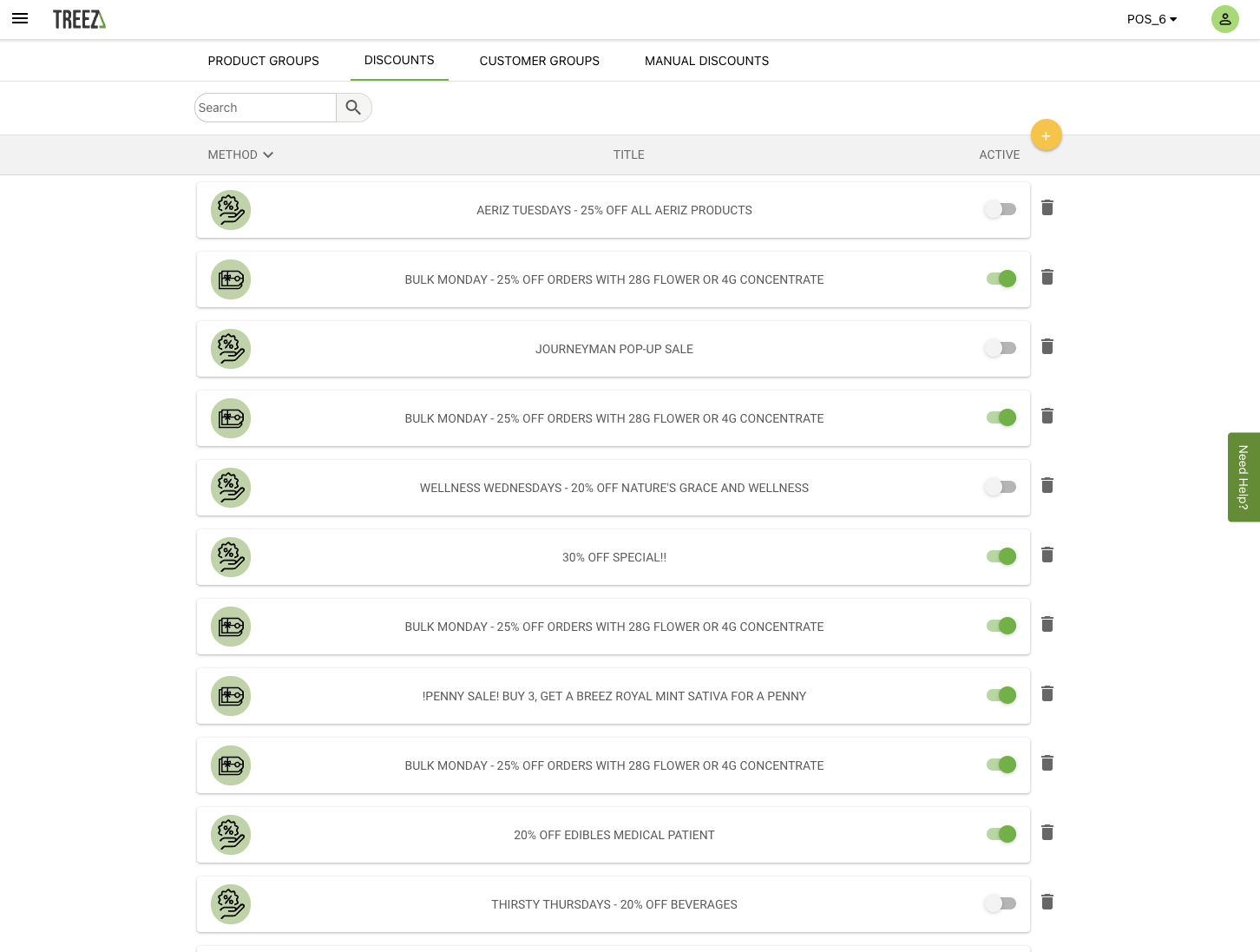 Treez integration